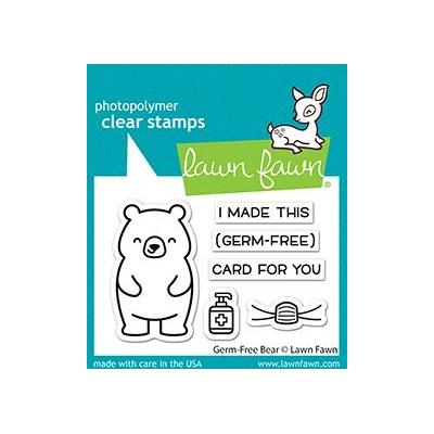 Lawn Fawn Clear Stamps - Germ-Free Bear